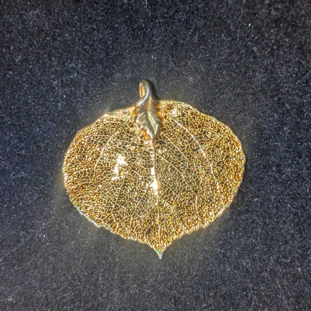 Gold Leaf Pendant
